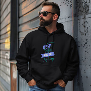 Kalm houden en Vist Hoodie