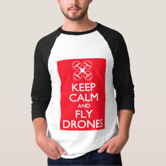 Kalm houden en vliegen t-shirt