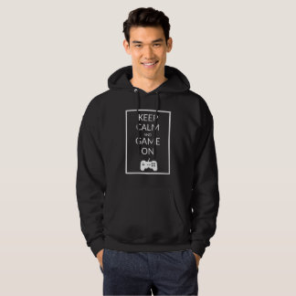 Kalm houden en wild op hoed houden hoodie