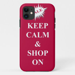 kalm houden en winkelen iPhone 11 hoesje