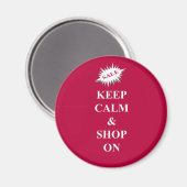 kalm houden en winkelen magneet (Voorkant / Achterkant)