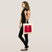 kalm houden en winkelen tote bag (Voorkant (model))