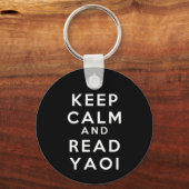 Kalm houden en Yaoi lezen Sleutelhanger (Voorkant)