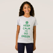"Kalm houden Groen" T-shirt (Voorkant volledig)