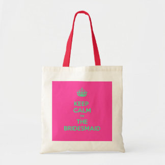 Kalm houden Ik ben de Bridesmaid Tote Bag