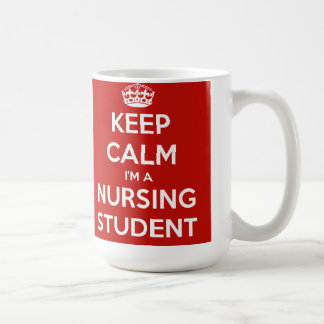 Kalm houden Ik ben een verpleegster. Koffiemok
