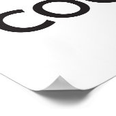 Kalm houden Ik koken. Poster (Hoek)