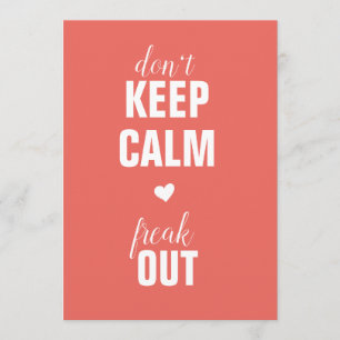 Kalm houden Je bent een grootmoeder-aankondiging Aankondiging