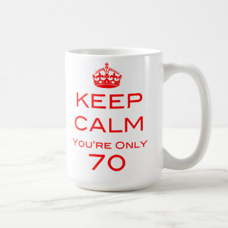 Kalm houden Je bent nog maar 70 dagen Mok