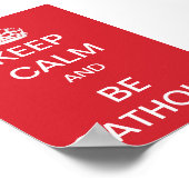 Kalm houden - katholiek poster (Hoek)