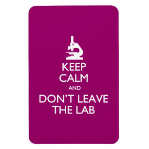 Kalm houden Laat het briefkaart van het Laboratori Magneet