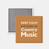 Kalm houden Land Magneet (Voorkant / Achterkant)