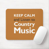 Kalm houden Land Muismat (Met muis)