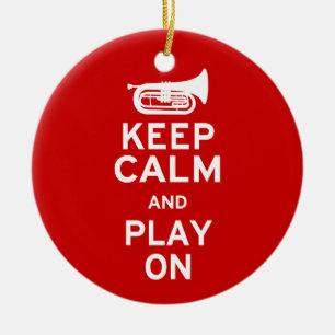 Kalm houden - Marching Baritone Keramisch Ornament