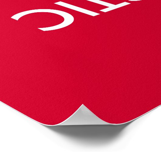 Kalm houden, Sarcastisch zijn Poster (Hoek)