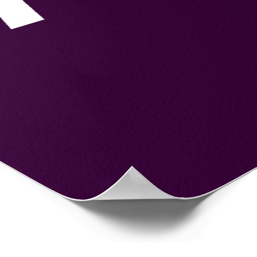 Kalm houden We hebben een Baby (in elke kleur) Poster (Hoek)