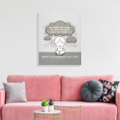 Kalm in het Storm Canvas Afdruk (Insitu (Woonkamer))