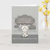 Kalm in het Storm Kaart (Gele Bloem)