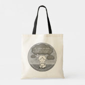 Kalm in het Storm Tote Bag (Achterkant)