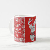 Kalm kerstfeestdagen mok houden (Voorkant links)