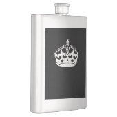 Kalm kroonplaat houden op Solid Black Flacon (Rechts)