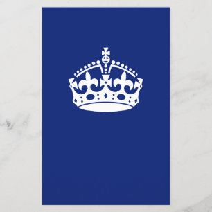 Kalm kuit houden op Navy Blue Flyer