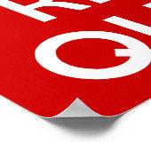 Kalm lezen Quran houden Poster (Hoek)