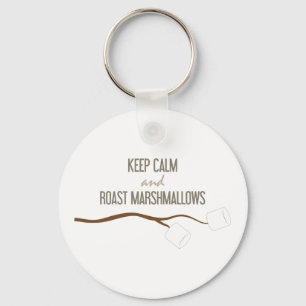 Kalm Marshmallows houden Sleutelhanger