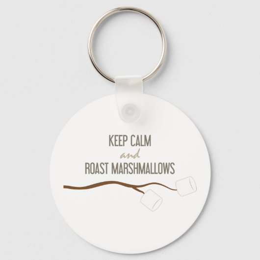 Kalm Marshmallows houden Sleutelhanger (Voorkant)