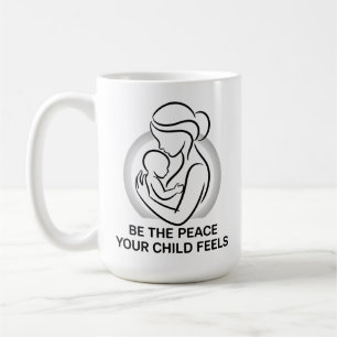 Kalm Moeder En Baby Minimalistische Mantra Koffiemok