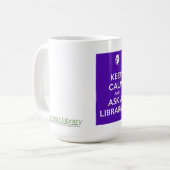 Kalm Mok houden - paars (Voorkant links)