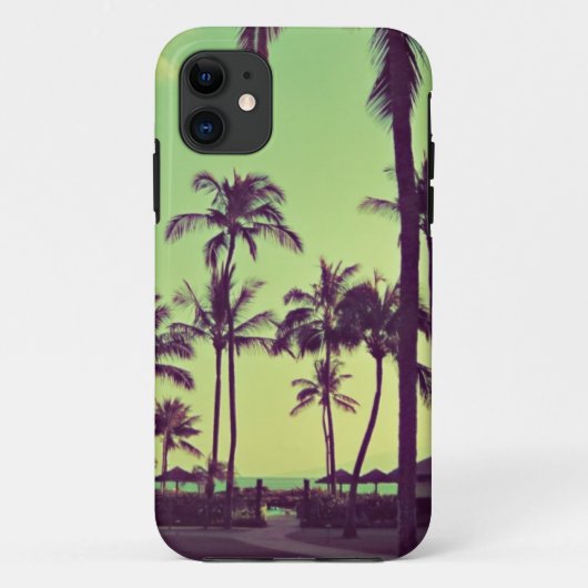 Kalm palmboom Case-Mate iPhone case (Achterkant)