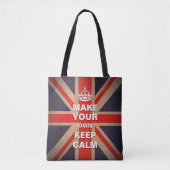 Kalm Sjabloon houden -  uniale Jack-Canvas tas (Voorkant)