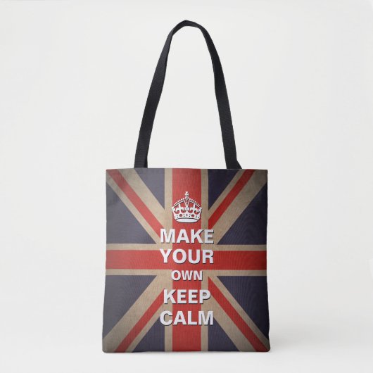Kalm Sjabloon houden -  uniale Jack-Canvas tas (Voorkant)