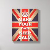 Kalm Sjabloon houden - Uniefaciliteit Canvas Afdruk (Voorkant)