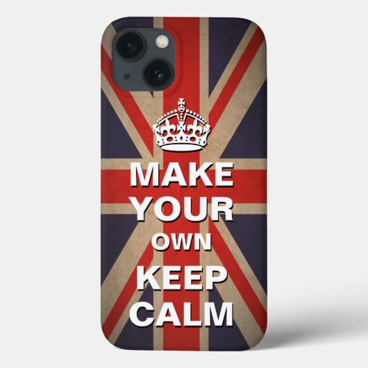 Kalm Sjabloon houden - Uniefaciliteit iPhone Case (Achterkant)