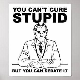 Kalm Stoere Grappige Poster