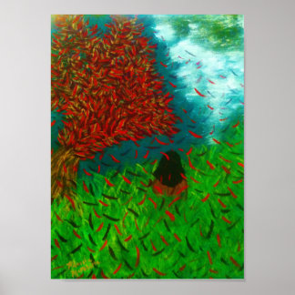 "Kalm tijdens het Storm" Poster