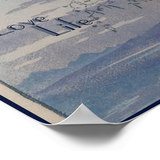 kalm uitzicht poster (Hoek)