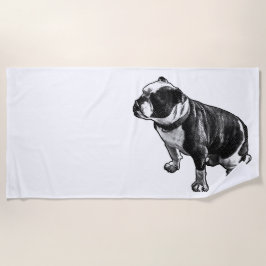 Kalm vindt zijn plek strandlaken