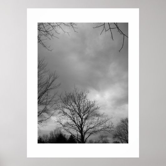 Kalm voor het Canvas van het Storm Poster (Voorkant)