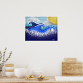 Kalm voor het Storm Poster (Keuken)