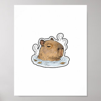 Kalm waterzwijn poster