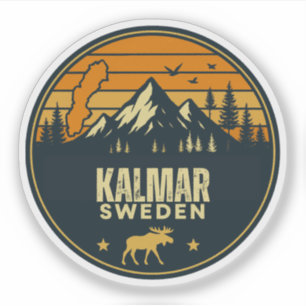 Kalmar, Zweden Sverige Sticker