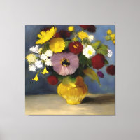 Kalme aquarel bloemenprint