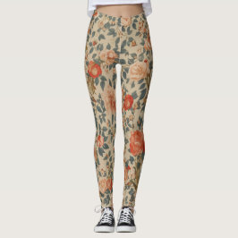 Kalme bloemenlegging leggings