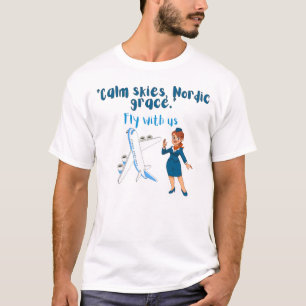"Kalme hemel, Noordse genade." Design voor iederee T-shirt