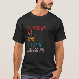 Kalmeer ik heb dit gedaan op een mannequin moederd t-shirt
