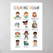 Kalmeren Technieken Klaslokaal Poster (Voorkant)