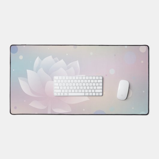 Kalmerende & Functionele Lotus Desk Mat (Keyboard & Muis)